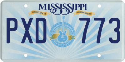 MS license plate PXD773