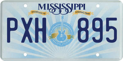 MS license plate PXH895