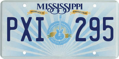 MS license plate PXI295