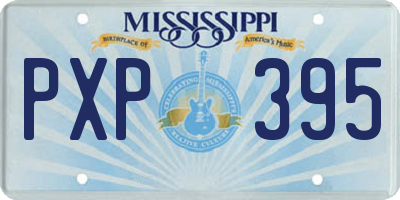 MS license plate PXP395