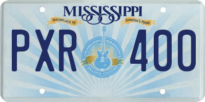 MS license plate PXR400
