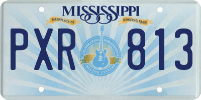 MS license plate PXR813