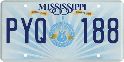 MS license plate PYQ188