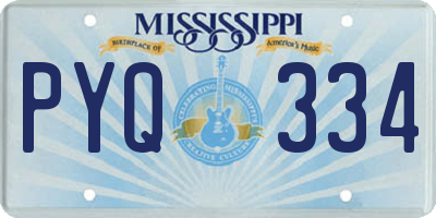 MS license plate PYQ334