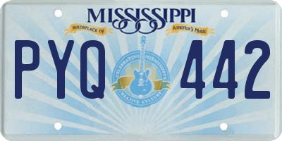 MS license plate PYQ442