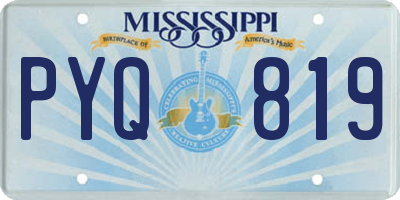 MS license plate PYQ819