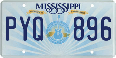 MS license plate PYQ896