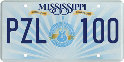 MS license plate PZL100