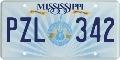 MS license plate PZL342
