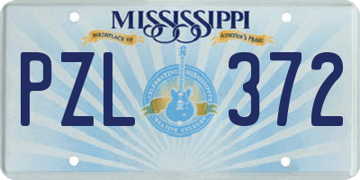 MS license plate PZL372