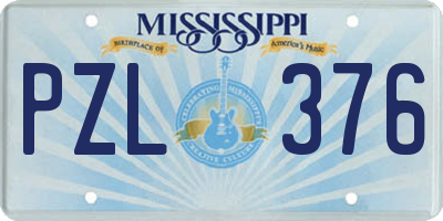 MS license plate PZL376