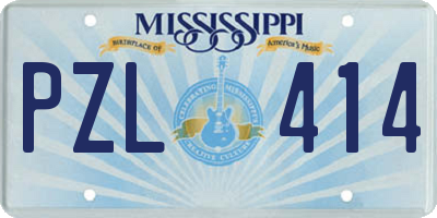 MS license plate PZL414