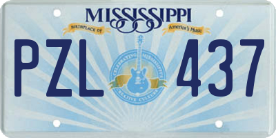 MS license plate PZL437