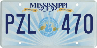 MS license plate PZL470