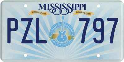 MS license plate PZL797