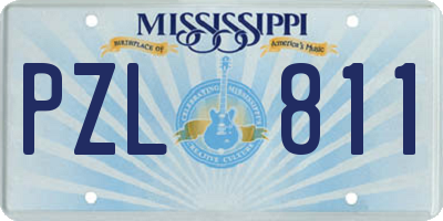 MS license plate PZL811