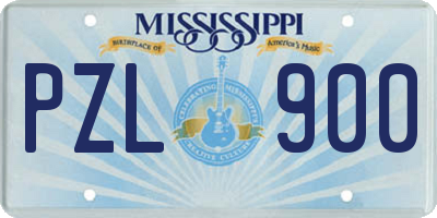 MS license plate PZL900