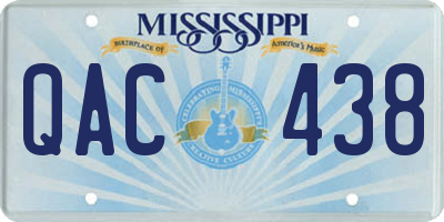 MS license plate QAC438