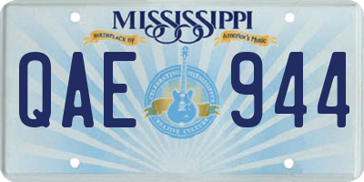 MS license plate QAE944