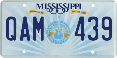 MS license plate QAM439