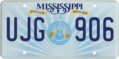 MS license plate UJG906