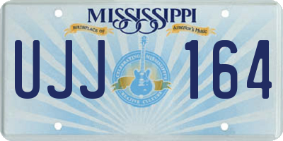 MS license plate UJJ164