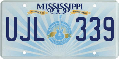 MS license plate UJL339