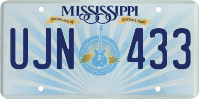 MS license plate UJN433