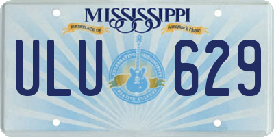 MS license plate ULU629