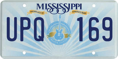 MS license plate UPQ169