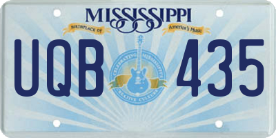 MS license plate UQB435