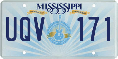 MS license plate UQV171