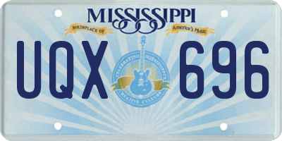 MS license plate UQX696