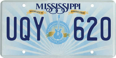 MS license plate UQY620