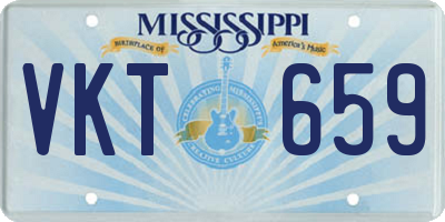 MS license plate VKT659