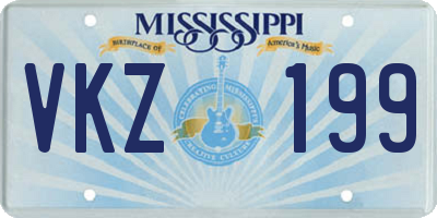 MS license plate VKZ199