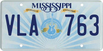 MS license plate VLA763