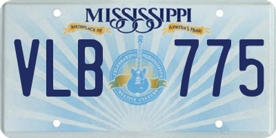 MS license plate VLB775