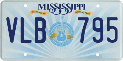 MS license plate VLB795