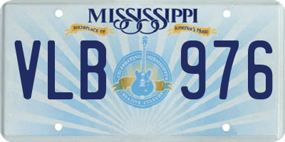 MS license plate VLB976