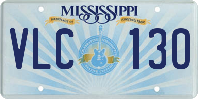 MS license plate VLC130