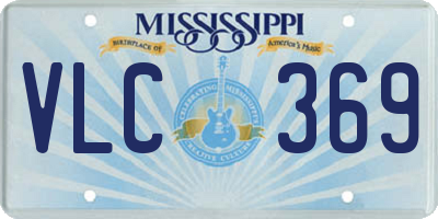 MS license plate VLC369