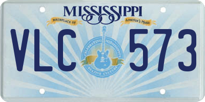 MS license plate VLC573