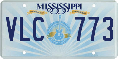 MS license plate VLC773