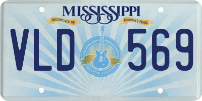 MS license plate VLD569