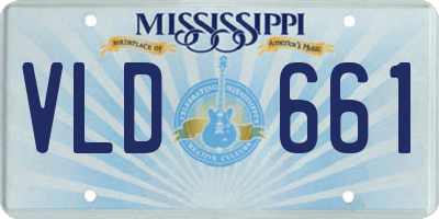 MS license plate VLD661