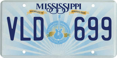 MS license plate VLD699
