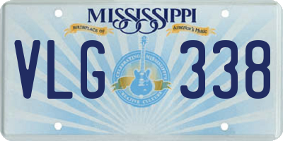 MS license plate VLG338