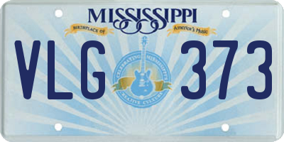 MS license plate VLG373