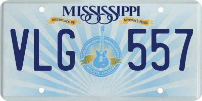 MS license plate VLG557